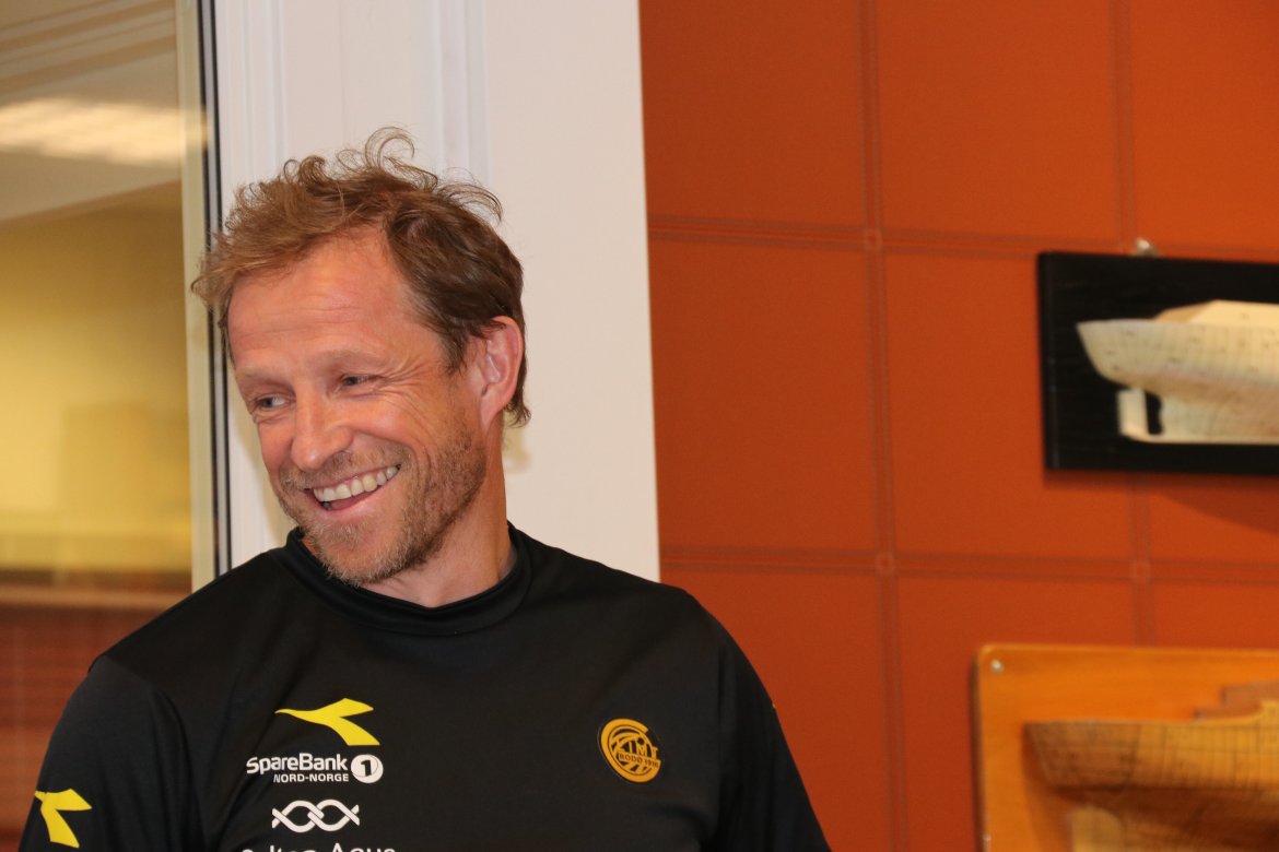 En fornøyd Ørjan Berg etter fotballdager i Bindal og Kolverieid.