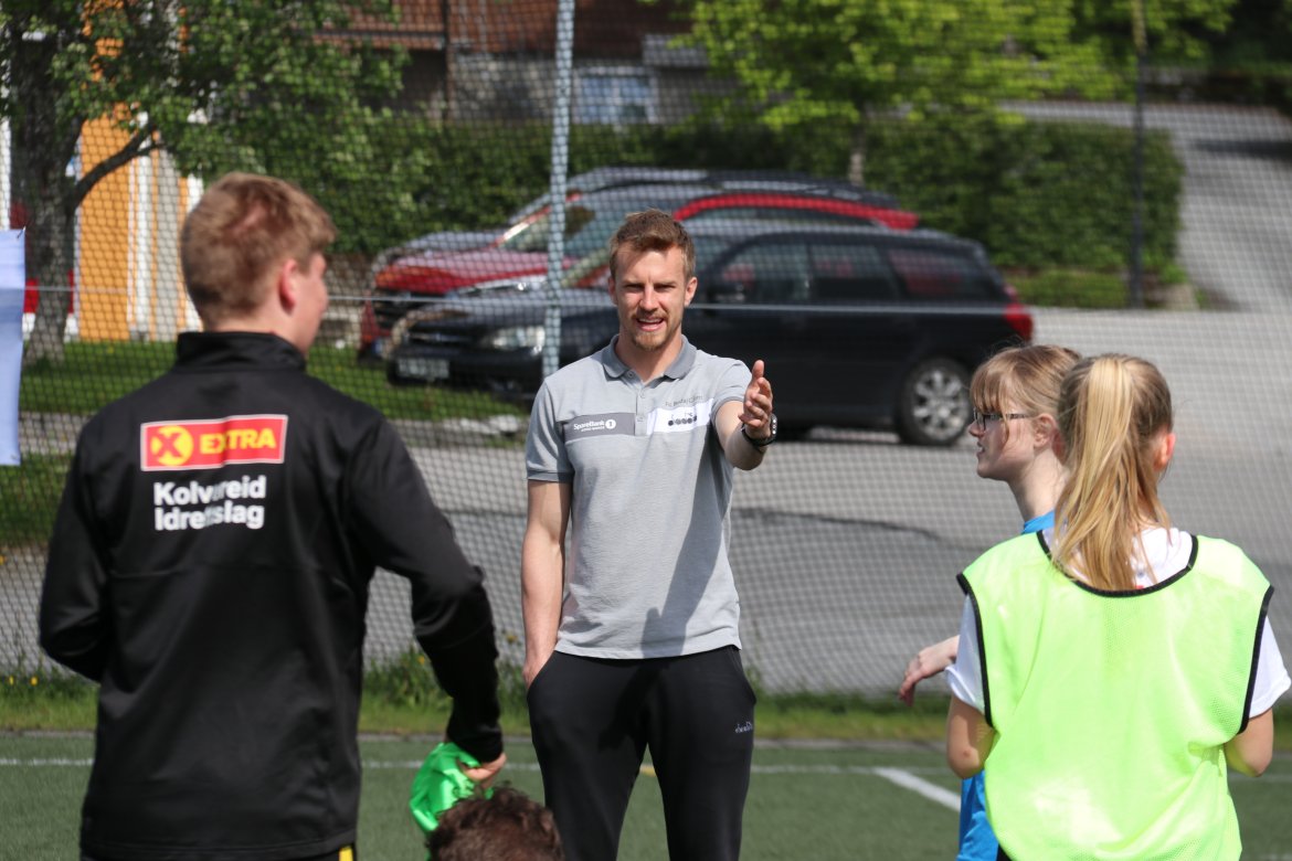 Ricardo Friedrich under foballaktiviteten. 