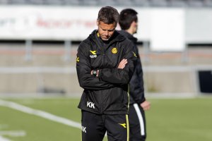 Kjetil Knutsen under kampen mot Hødd.