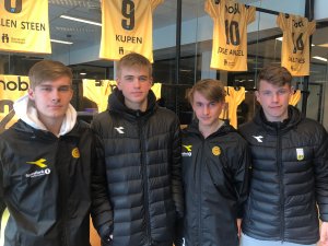 William Mikalsen, Ask Tjærandsen Skau, Tobias Johnsen og Runar Hauge.