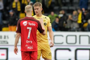 Kristian Fardal Opseth etter Bodø/Glimt og Brann på Aspmyra stadion.