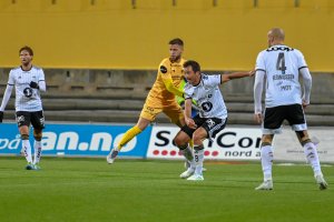 Philip Zinckernagel i kampen mot Rosenborg på Aspmyra 2020.