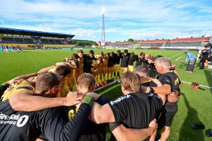 A-laget i kampen mot Strømsgodset 2020.