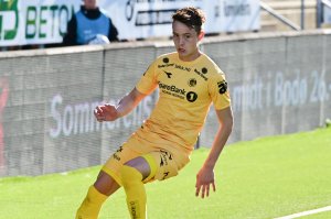 Håkon Evjen under hjemmekampen mot Strømsgodset i 2019.