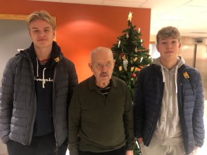 Emil Pedersen, Eilert Mjelle og Truls Hagenes. 