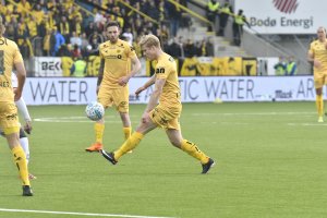 Emil Jonassen og José Angel mot Tromsø 16. mai 2018.