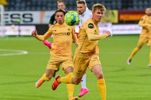 Patrick Berg og Alfons Sampsted på Aspmyra 2020.