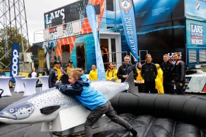 Lakse-rodeo i Fanzone