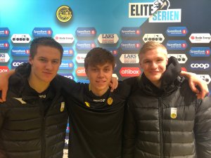 Lasse Lien, Jonas Skipstad og Sivert Jarmund. 