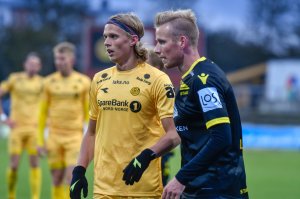 Ulrik Saltnes under hjemmekampen mot Start.