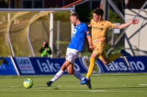 Sondre Brunstad Fet under hjemmekampen mot Molde i 2020.