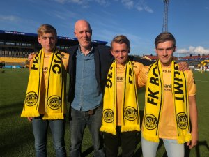 Ask Tjærandsen Skau, Gregg Broughton, Tobias Johnsen og Willam Mikalsen.