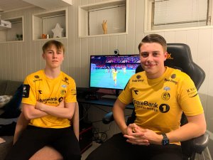 Isak Øvrevold og Max Garcia. Altibox eSerien. E-sport 2020. Bodø/Glimt.