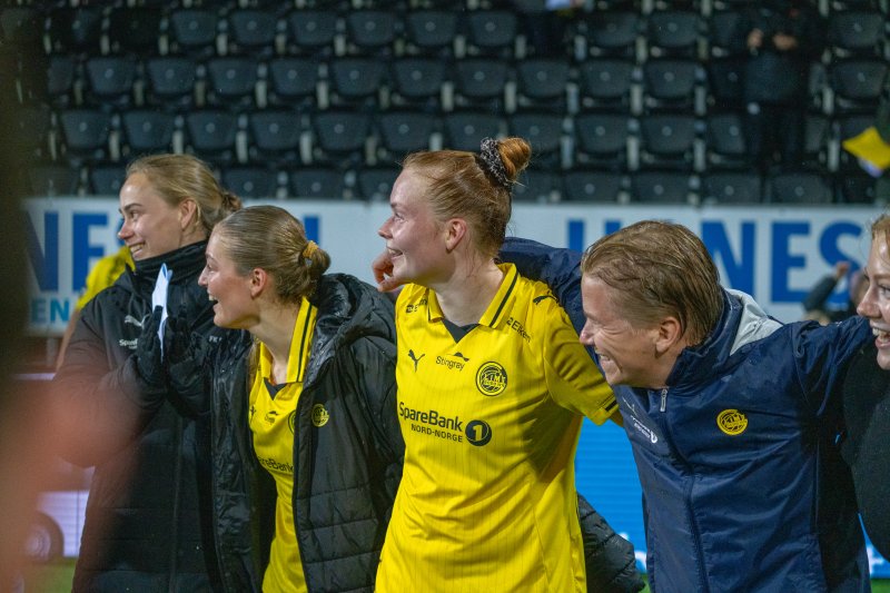 Anna Johansen scoret ett mål i Glimts seier mot Røa i Toppserien 2026.