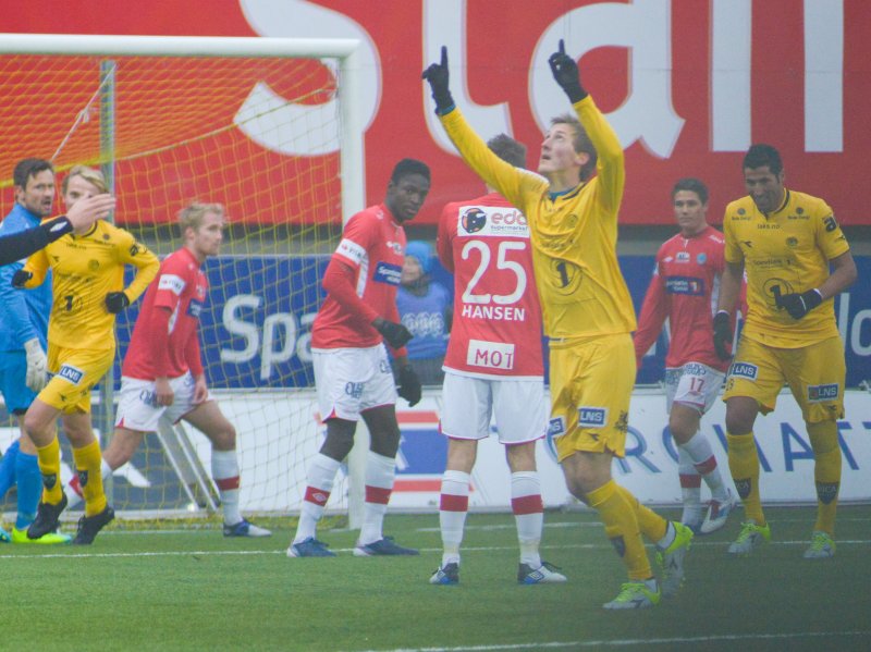 Vegard Braaten scorte ett av Glimts åtte mål sist Kongsvinger var på besøk i Bodø
