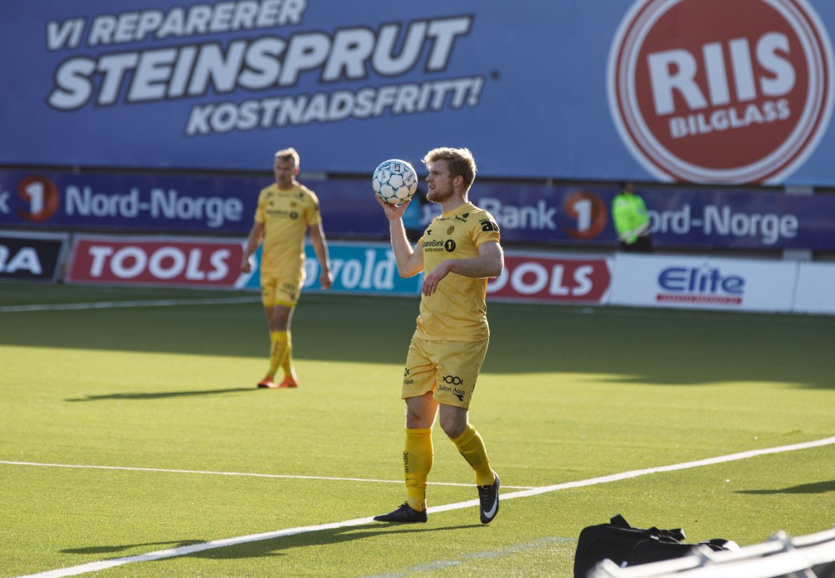 Emil Jonassen. Bodø/Glimt mot Strømsgodset.