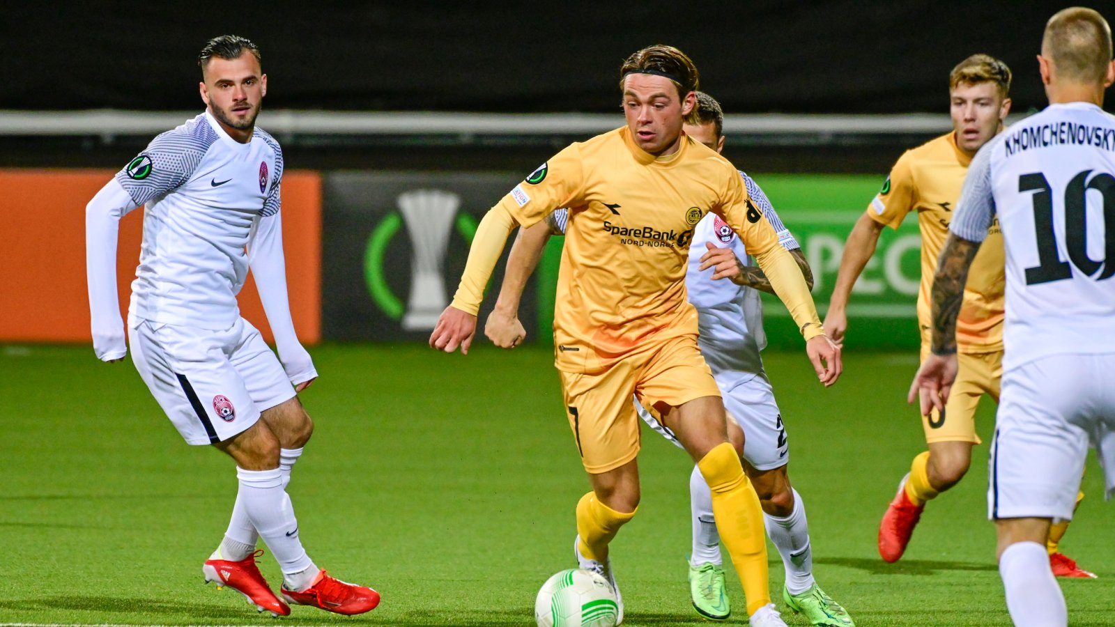 Patrick Berg under hjemmekampen mot Zorya Luhansk i UEFA Europa Conference League 2021.