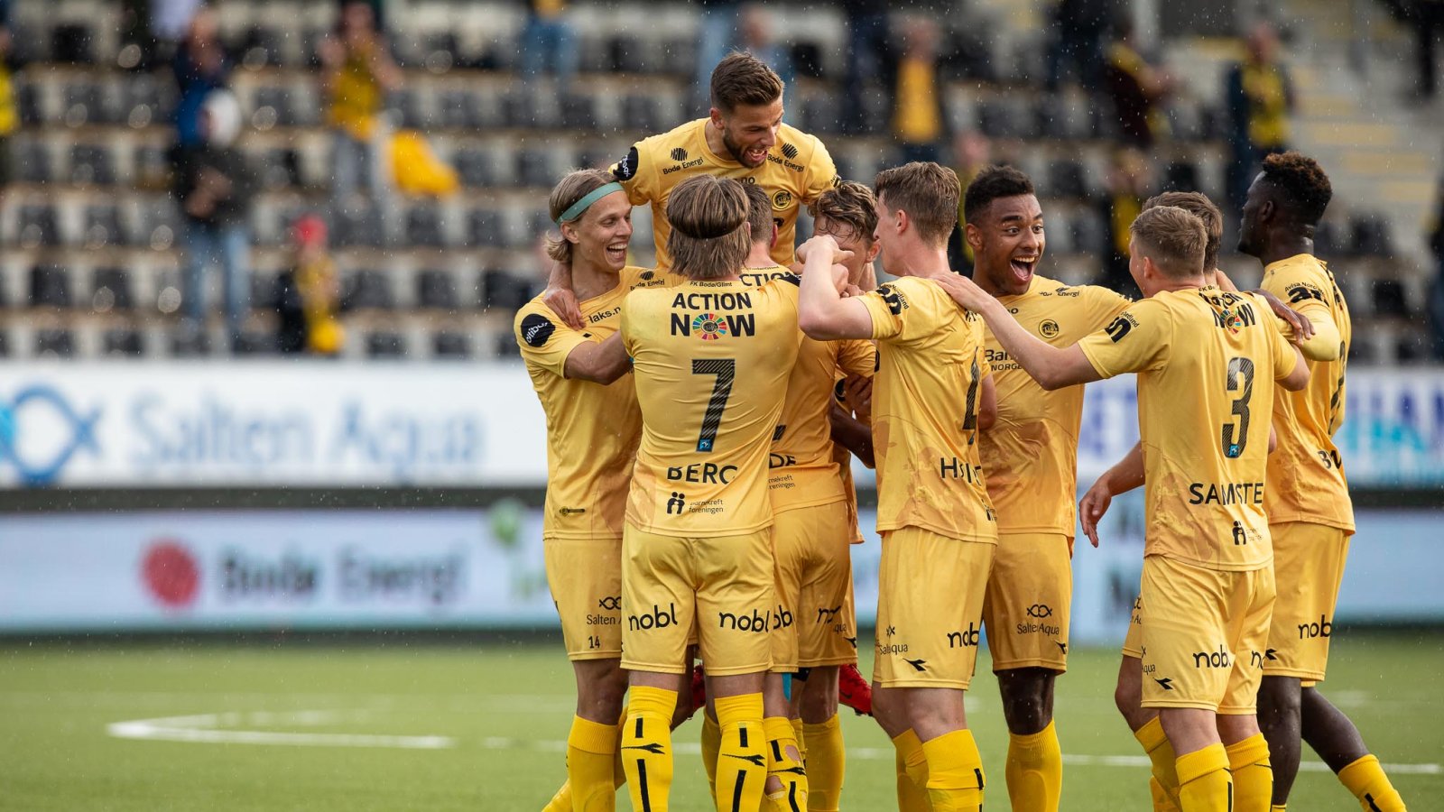 Glimt mot Kristiansund på hjemmebane 2020. 