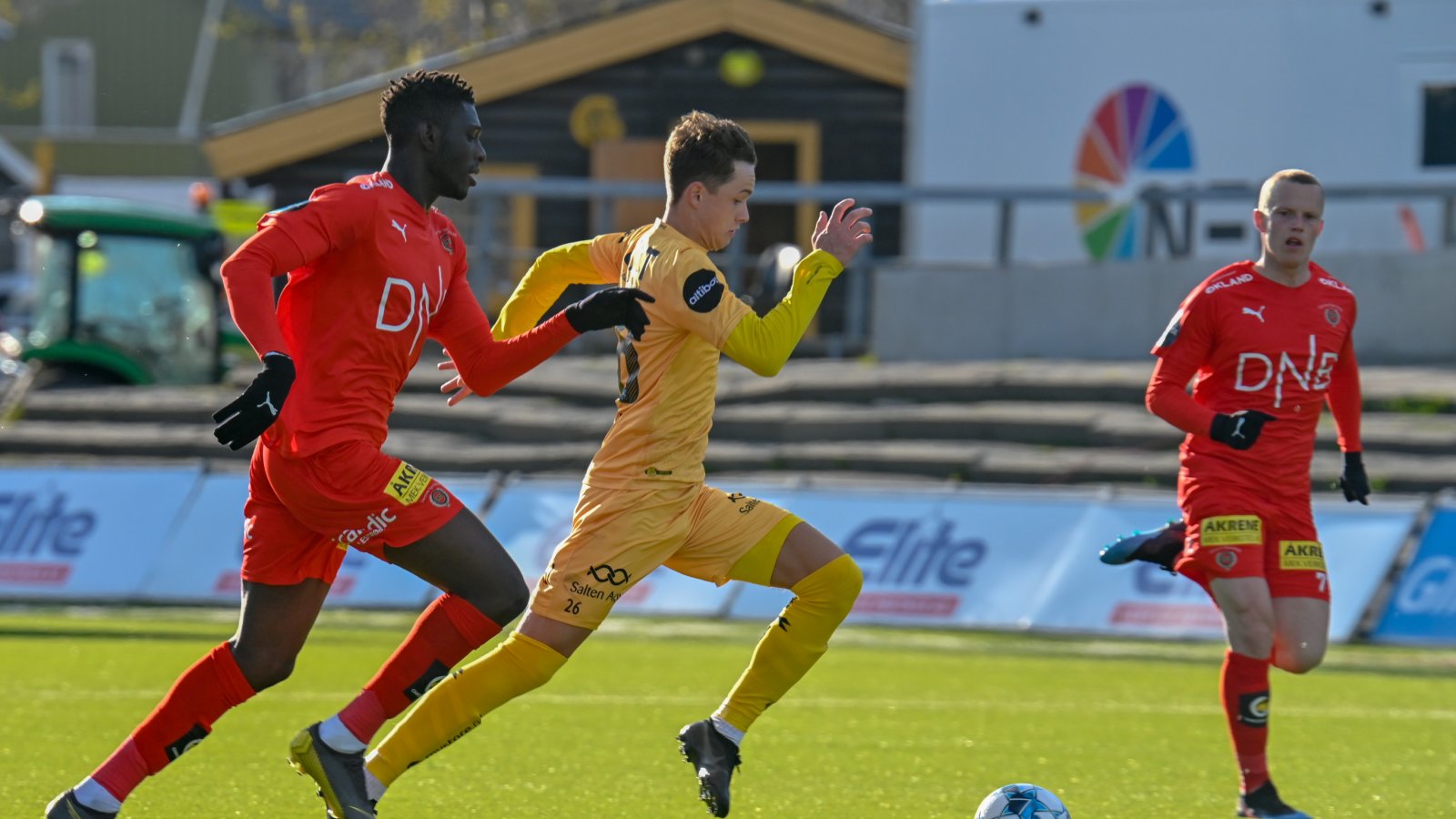 Håkon Evjen i kampen mot Lillestrøm på Aspmyra 2019.