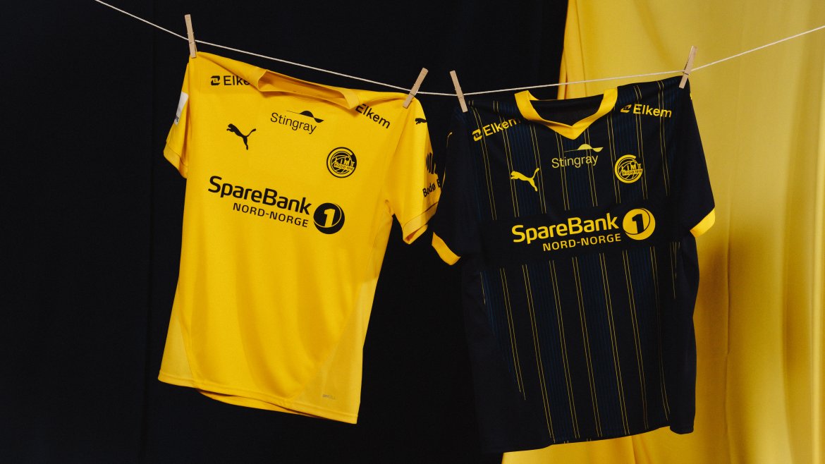 Årets hjemme- og bortedrakt side ved side