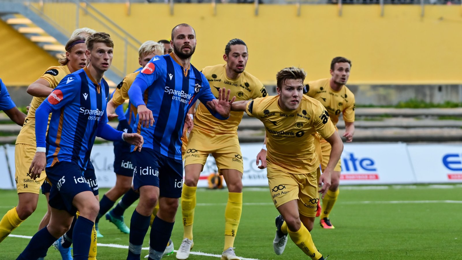 Bodø/Glimt mot Stabæk på Aspmyra 2019.