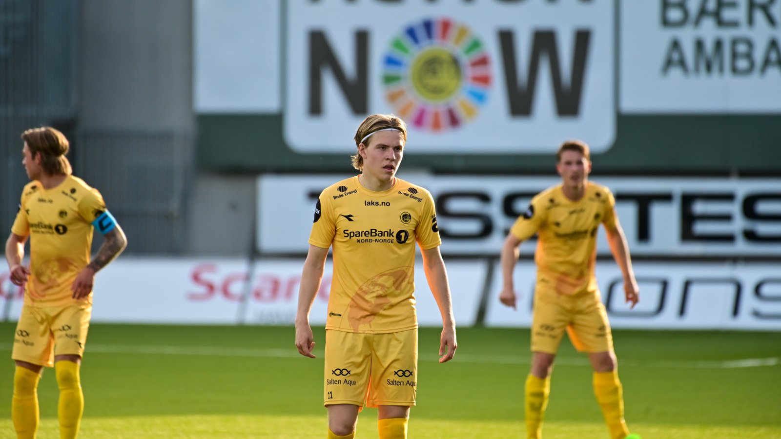 Jens Petter Hauge under kampen mot Strømsgodset på Aspmyra 2020.