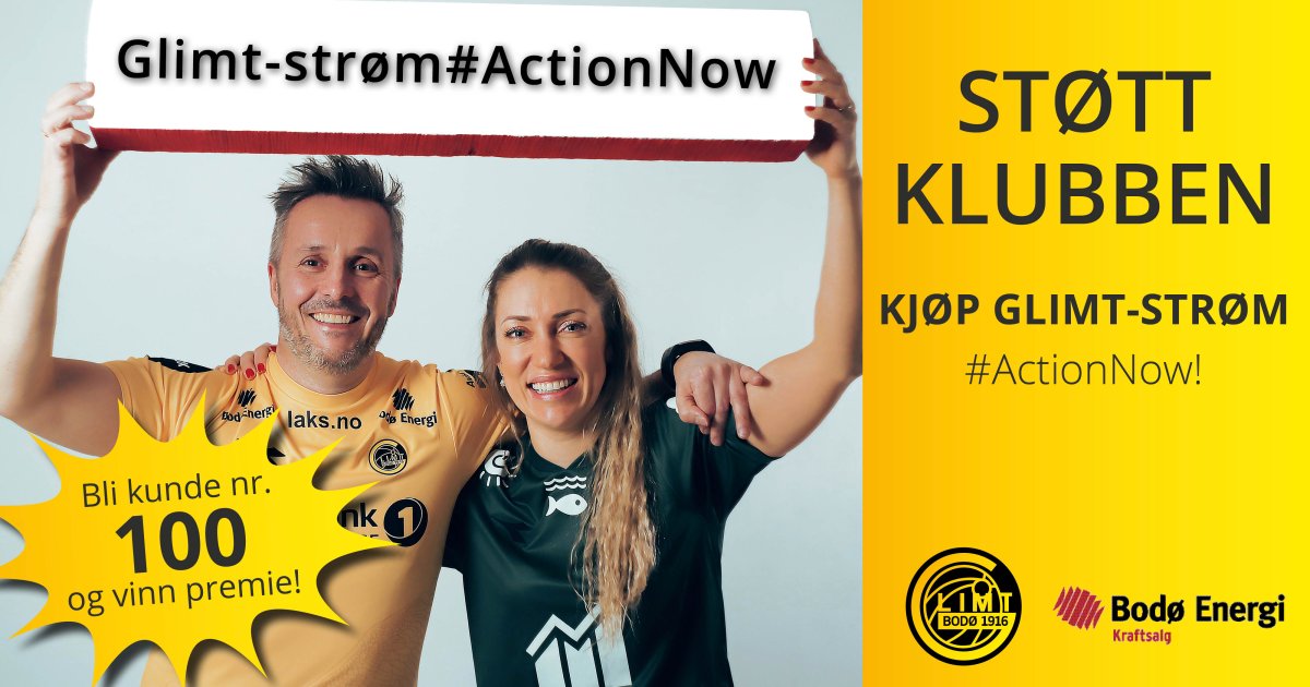 Eksklusive fordeler med Glimt-strøm#ActionNow / Bodø/Glimt