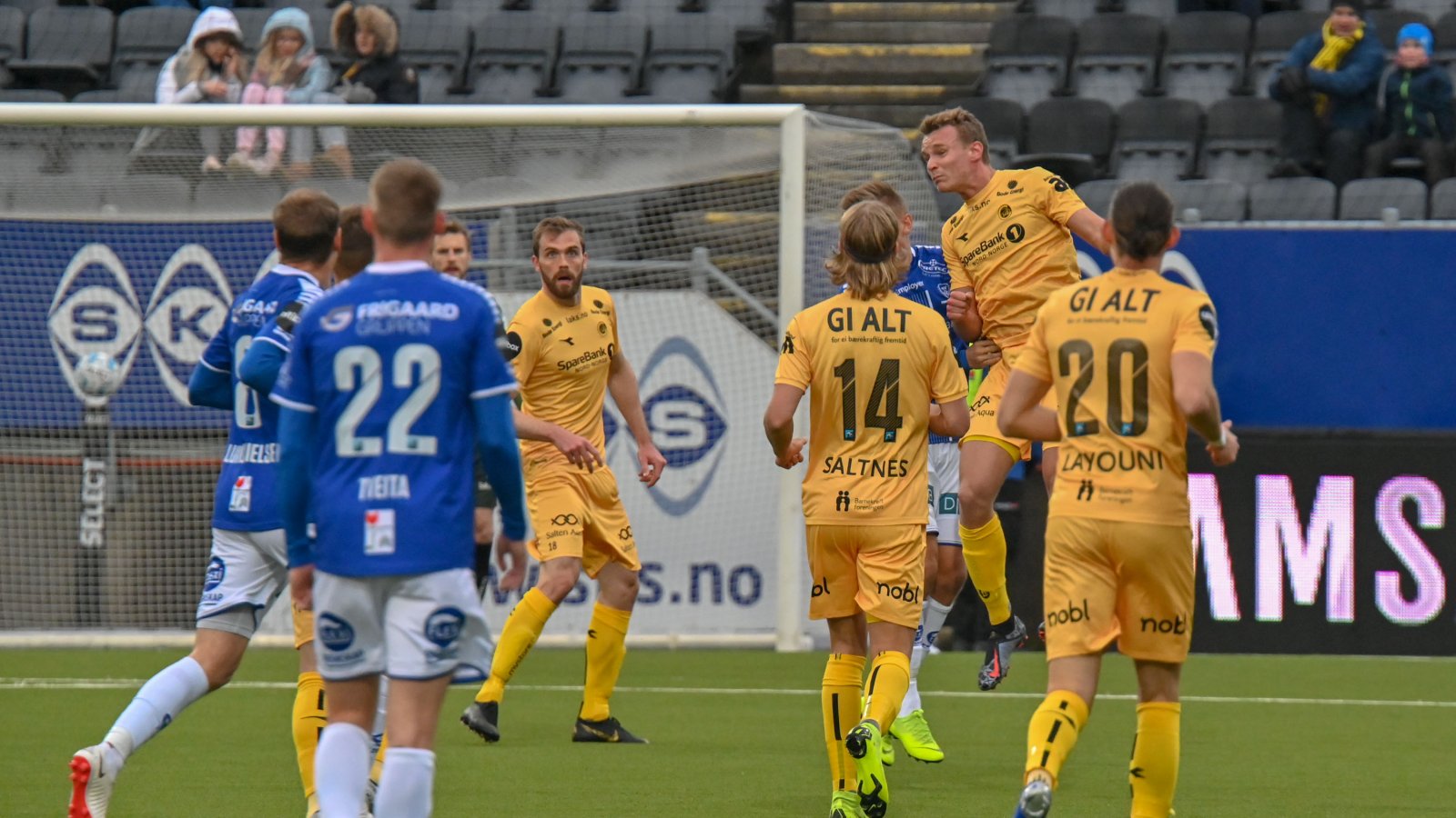 Bodø/Glimt møtte Sarpsborg 08 til kamp 2. påskedag. 