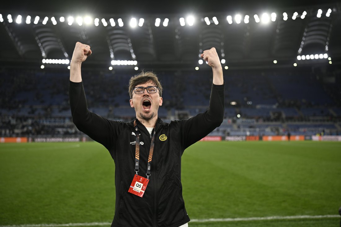 Selvom fokuset ligger på utvikling er det gøy med gode resultater også. Som her da Glimt slo ut Lazio i kvartfinalen i Europa League. 