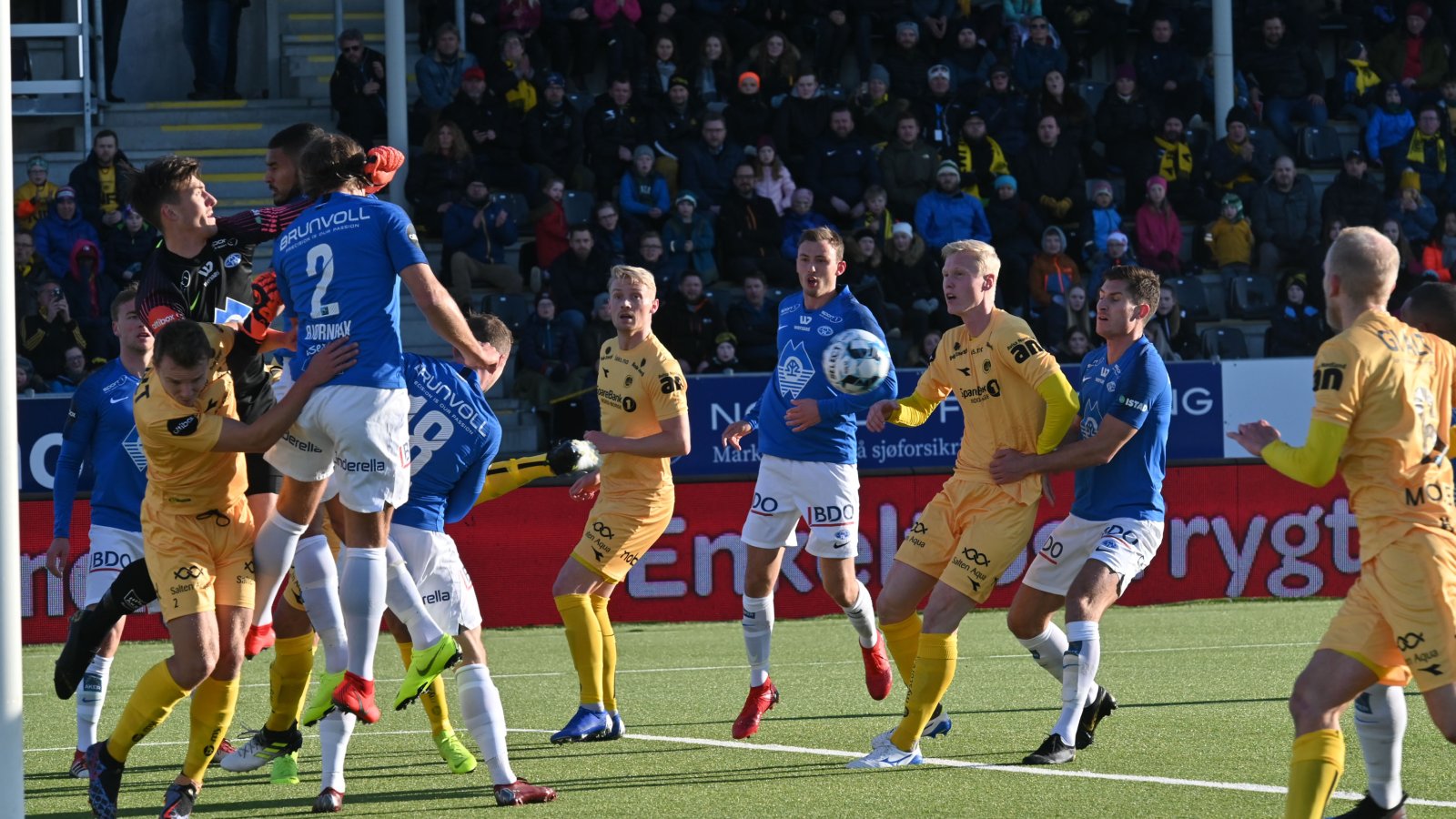 Bodø/Glimt mot Molde på Aspmyra.