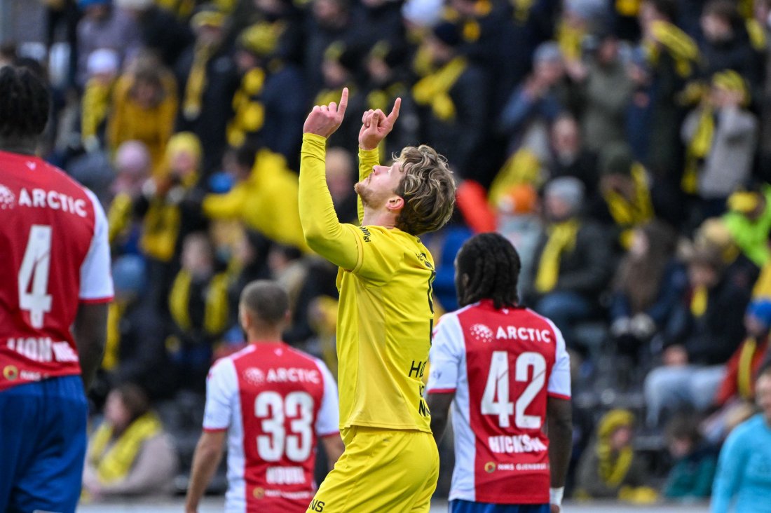 Kasper Høgh scoret to mål i forrige hjemmekamp mot KFUM