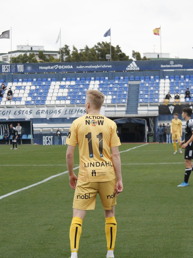Axel Lindahl har fått prøve seg i flere minutter for Glimt så langt i oppkjøringen. Foto: Niklas Aune Johnsen