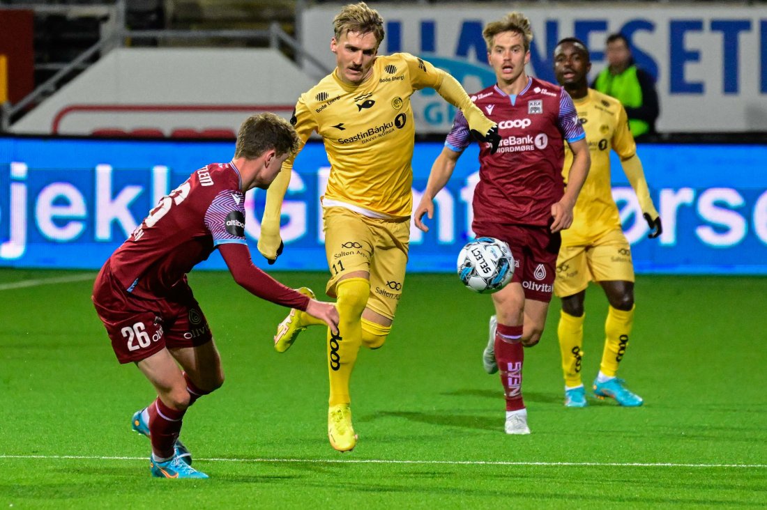 Bodø/Glimt - Kristiansund på Aspmyra i 2022.