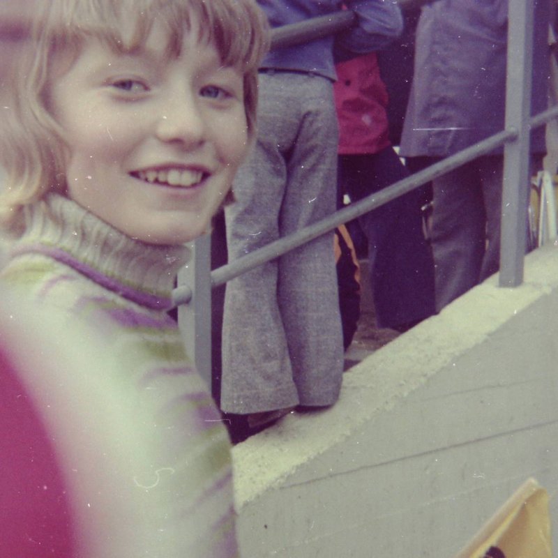 Her er Victor Torrisen på Aspmyra kun 12 år gammel. Foto: privat.