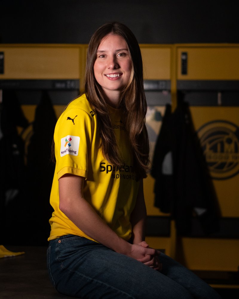 Rachel Kutella gleder seg over å være en del av Bodø/Glimt. Foto: Sigrid Øberg.