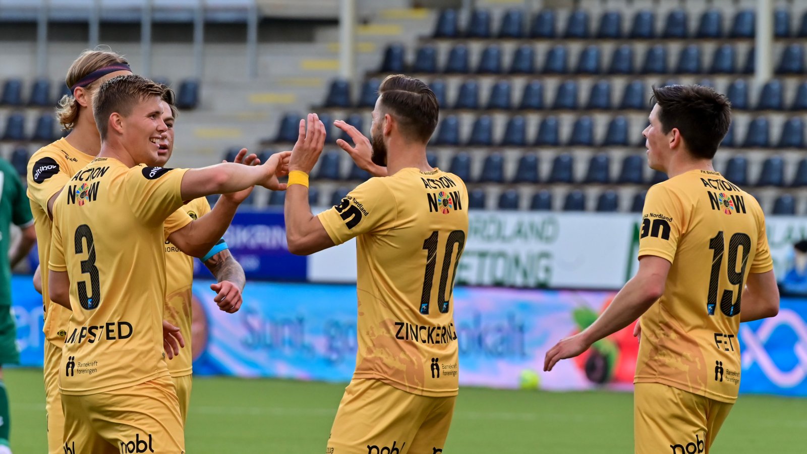 Glimt A-lag 2020 mot Kauno Zalgiris.