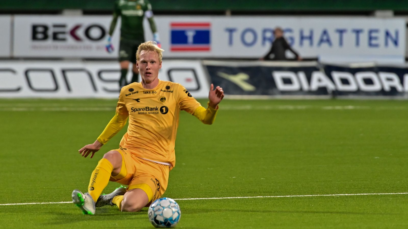 Vegard Bergan i kampen mot Stabæk. 