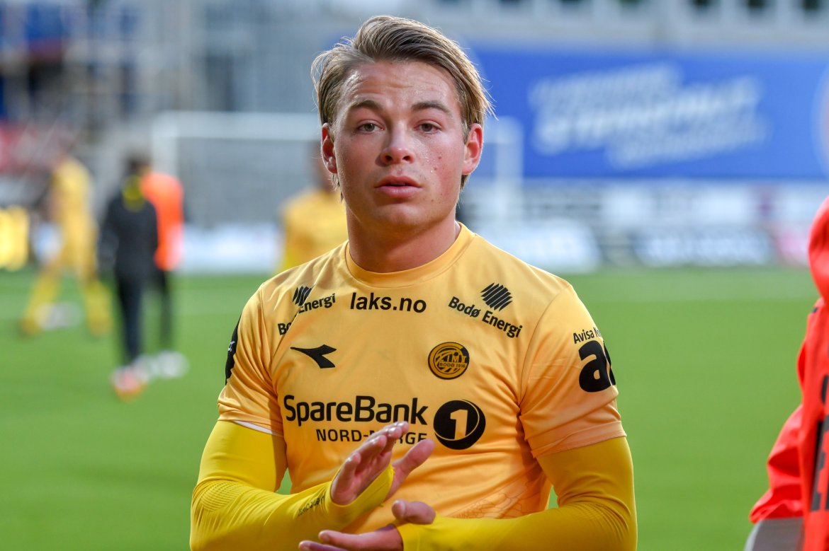 Partick Berg etter kampen mot Odd på Aspmyra.