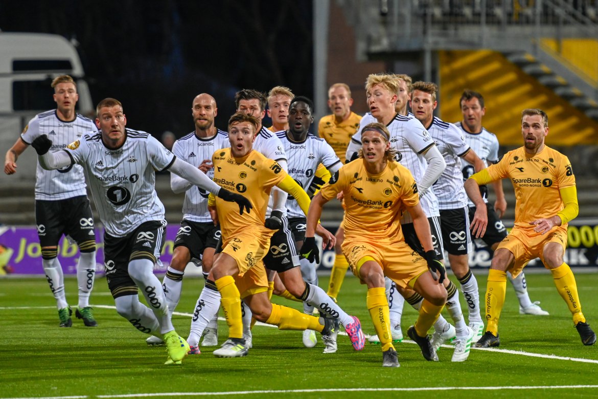 Bodø/Glimt mot Rosenborg 31. mars 2019.