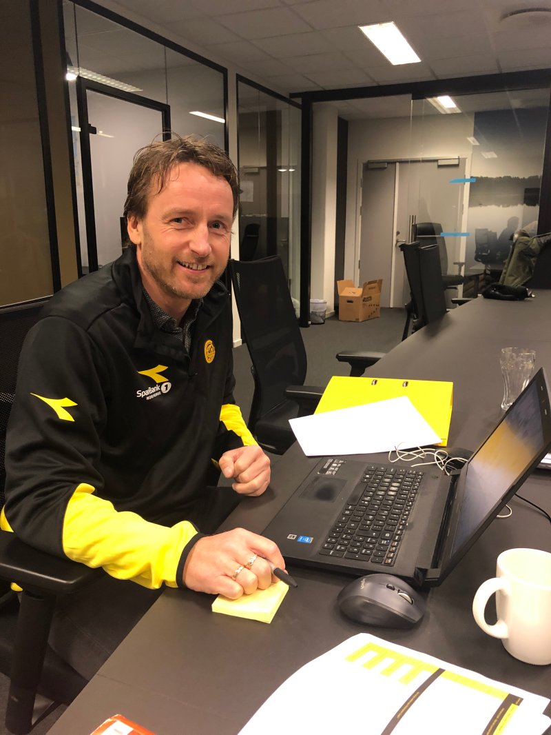 Stig Johansen er klar for fire nye år for klubben!