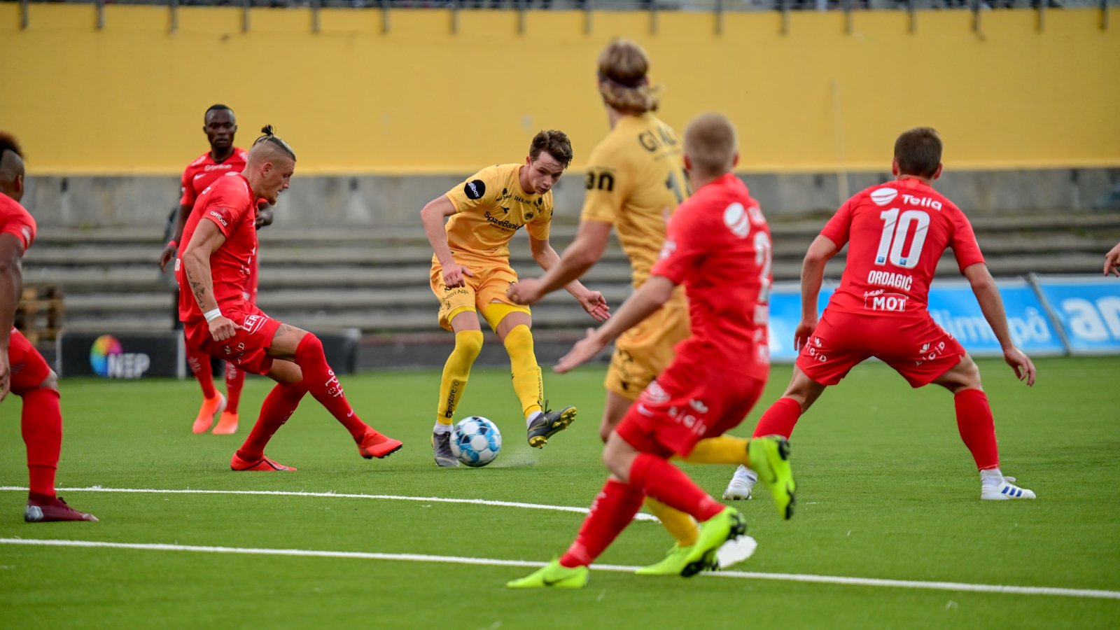 Bodø/Glimt mot Brann på hjemmebane i 2019. Håkon Evjen. 