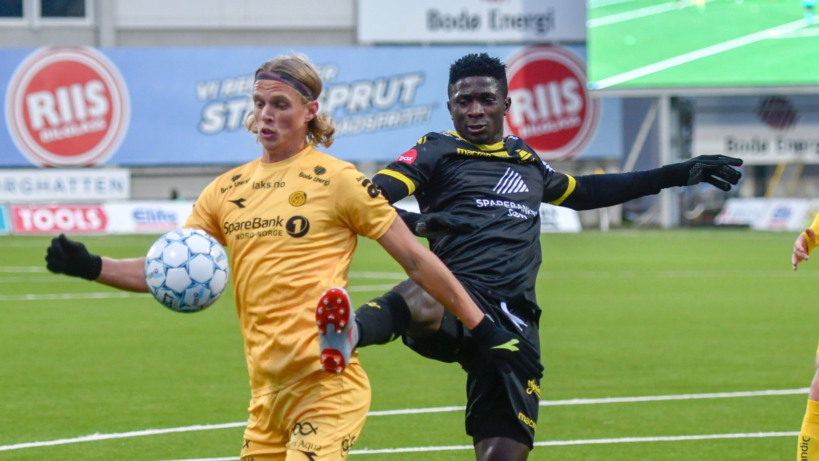 Ulrik Saltnes under kampen på Start.