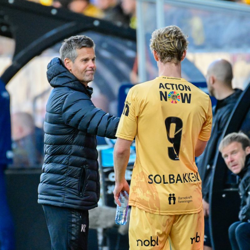 Kjetil Knutsen var godt fornøyd med kampen mot Kristiansund. Foto: Kent Even Grundstad